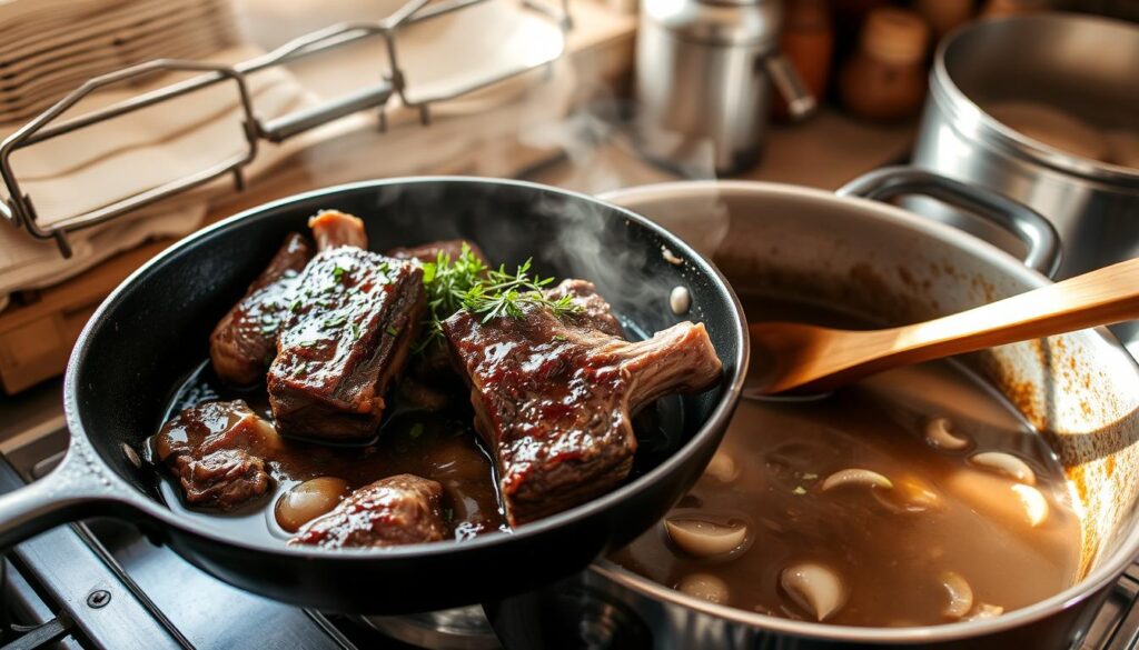 Country Style Beef Ribs Gravy Preparation