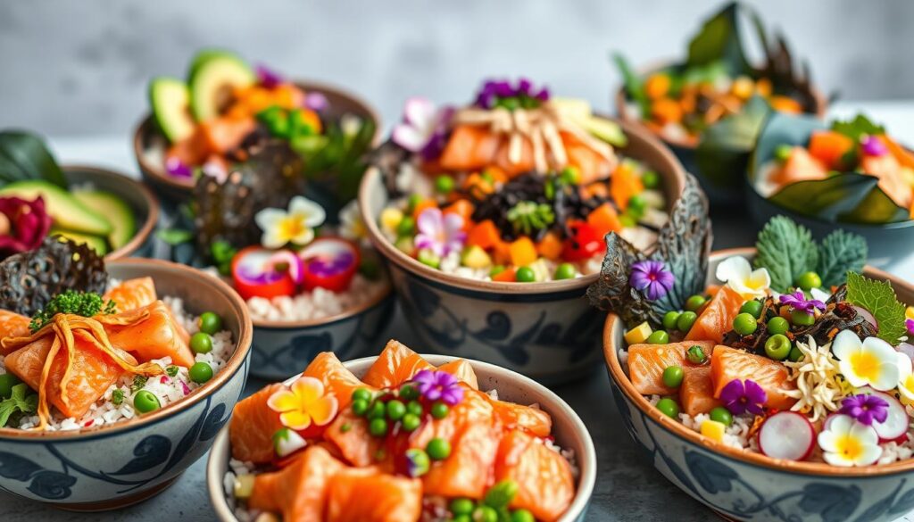 Creative Salmon Poke Bowl Variations