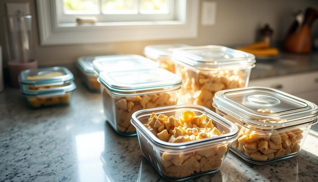 Homemade Chicken and Dressing Storage