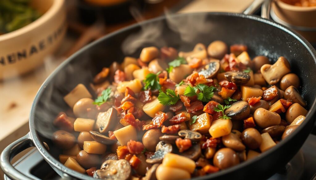 Mushroom and Bacon Topping for Outback Steakhouse Chicken