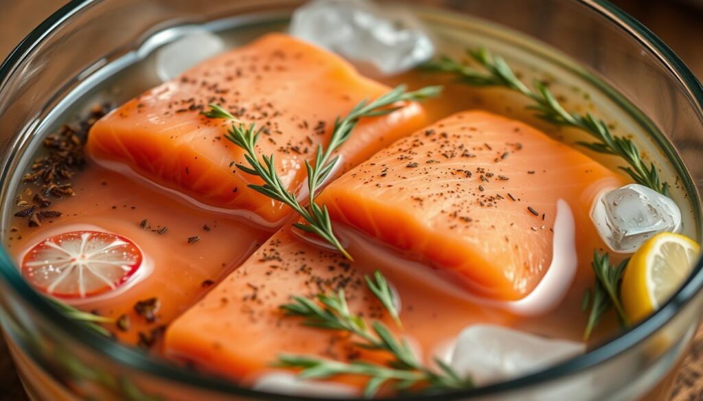 Salmon Brining Process