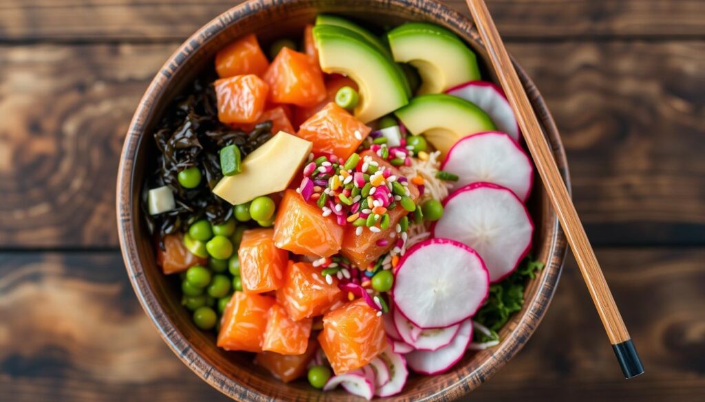 Salmon Poke Bowl Assembly Techniques