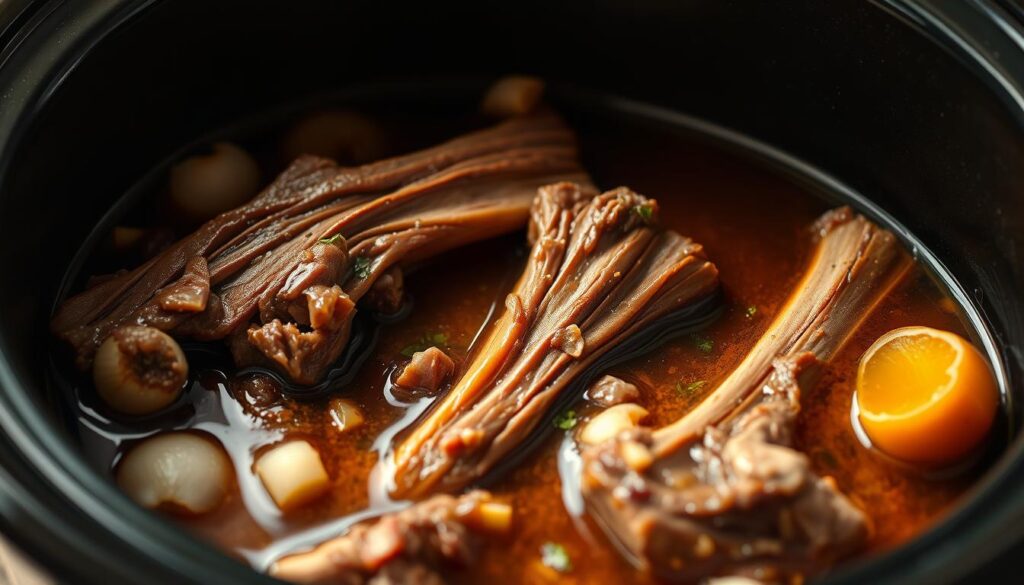 Slow Cooker Beef Neck Bones Preparation