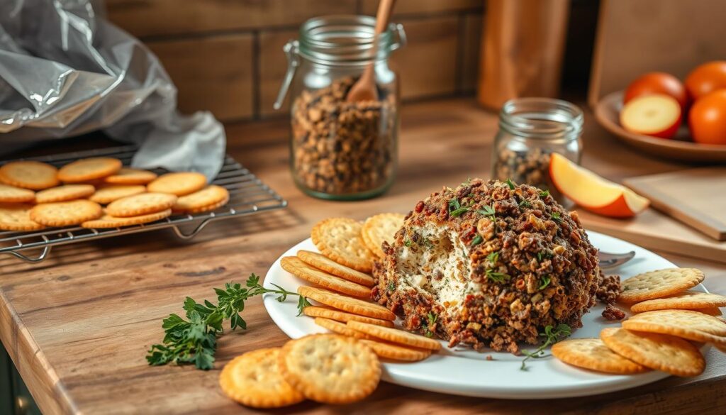 chipped beef cheese ball recipe storage