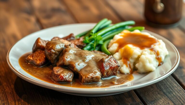 crock pot cube steak and gravy