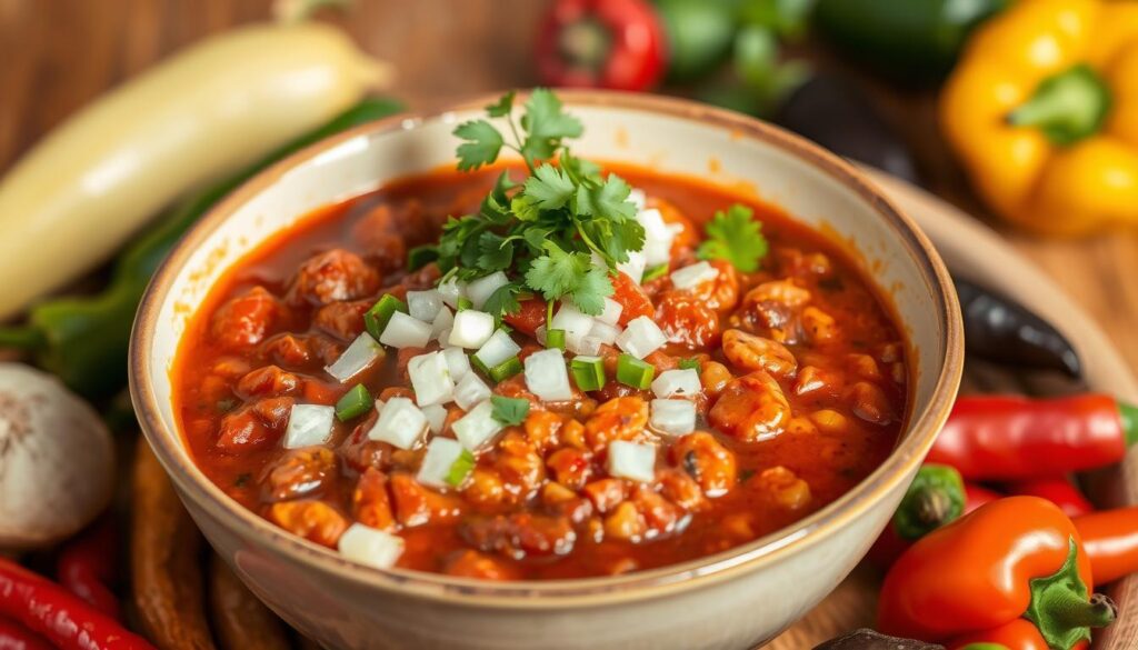 flavor balance in chili with enchilada sauce