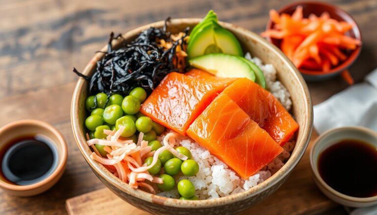 salmon poke bowl