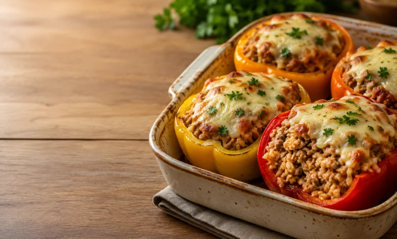 Healthy Stuffed Bell Peppers